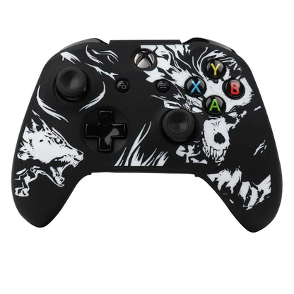 Laser Carving Soft Silicone Cover For Xbox One S Controller Skin Case Gamepad Joystick Accessories for Xbox One X
