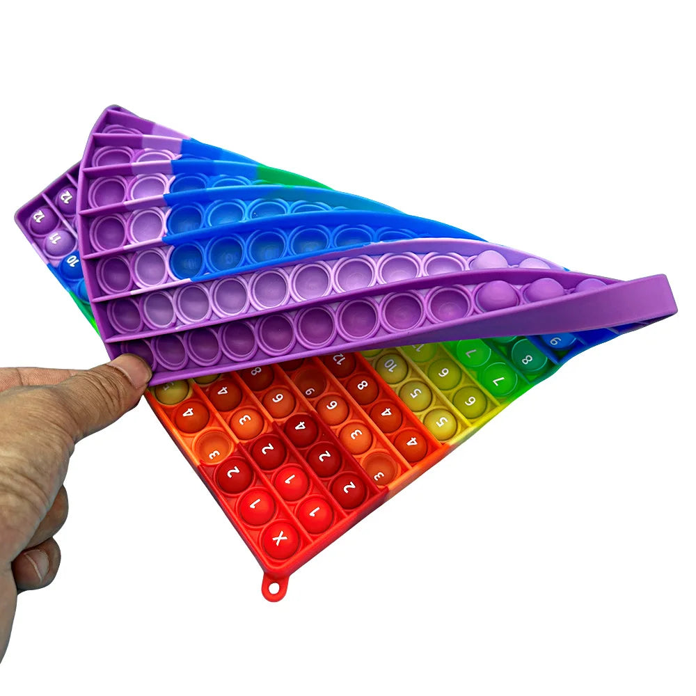 12x12 Multiplication Push Bubble Toy Times Table Math Fidget