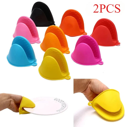 Silicone Oven Mitts Heat Insulation Anti Slip Gloves