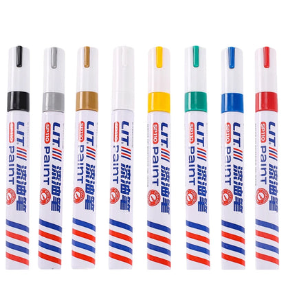 Waterproof Permanent Paint Marker Set 3mm Oil Based Pens
