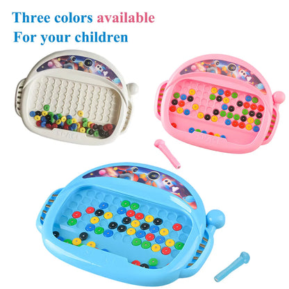 Magnetic Doodle Board for Kids Bead Drawing Sketch Pad