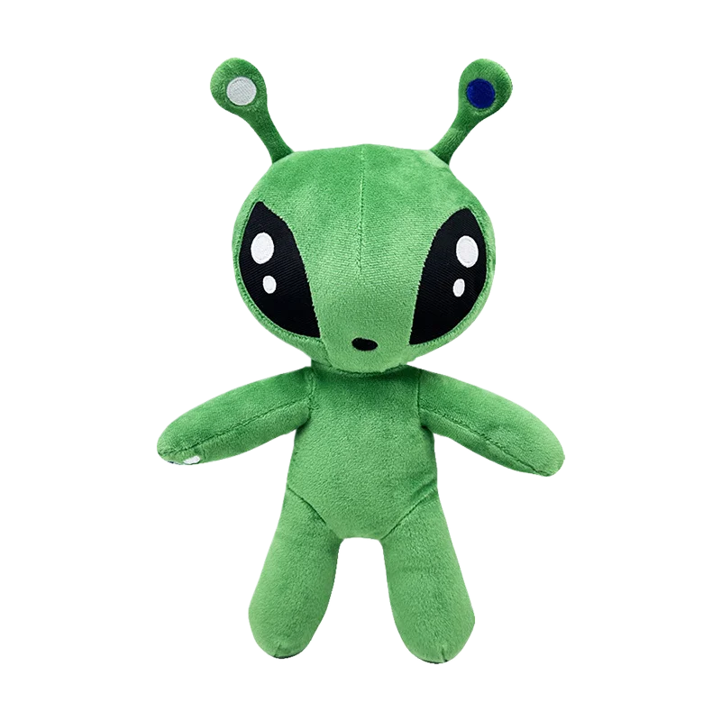 Green Alien Plush Toy 30cm Soft Tentacle Horn Pillow