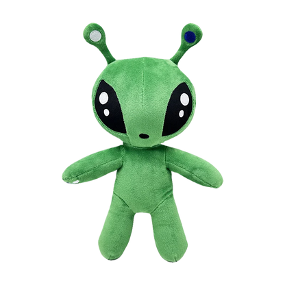 Green Alien Plush Toy 30cm Soft Tentacle Horn Pillow