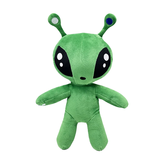 Green Alien Plush Toy 30cm Soft Tentacle Horn Pillow
