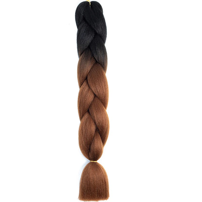 24 Inch Jumbo Braiding Hair Synthetic Afro Ombre Extensions