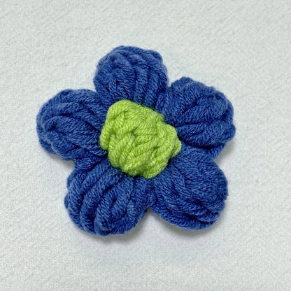 Hand Knitted Fabric Flowers DIY Sewing Craft Appliques