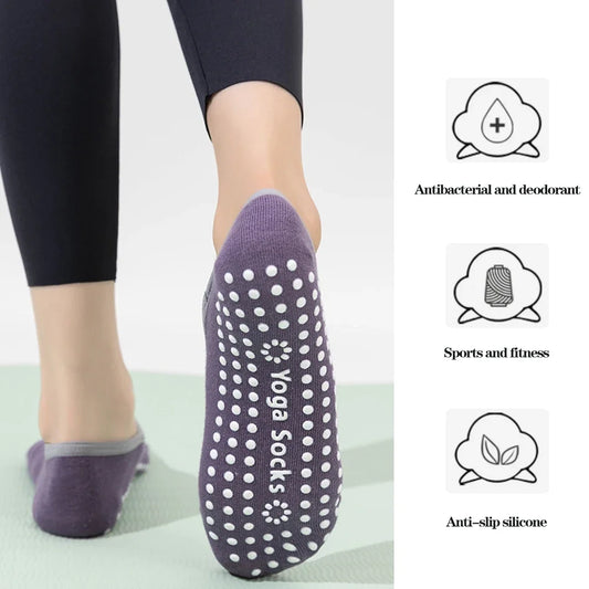 Women Yoga Sock Silicone Anti-slip Ballet Pilates