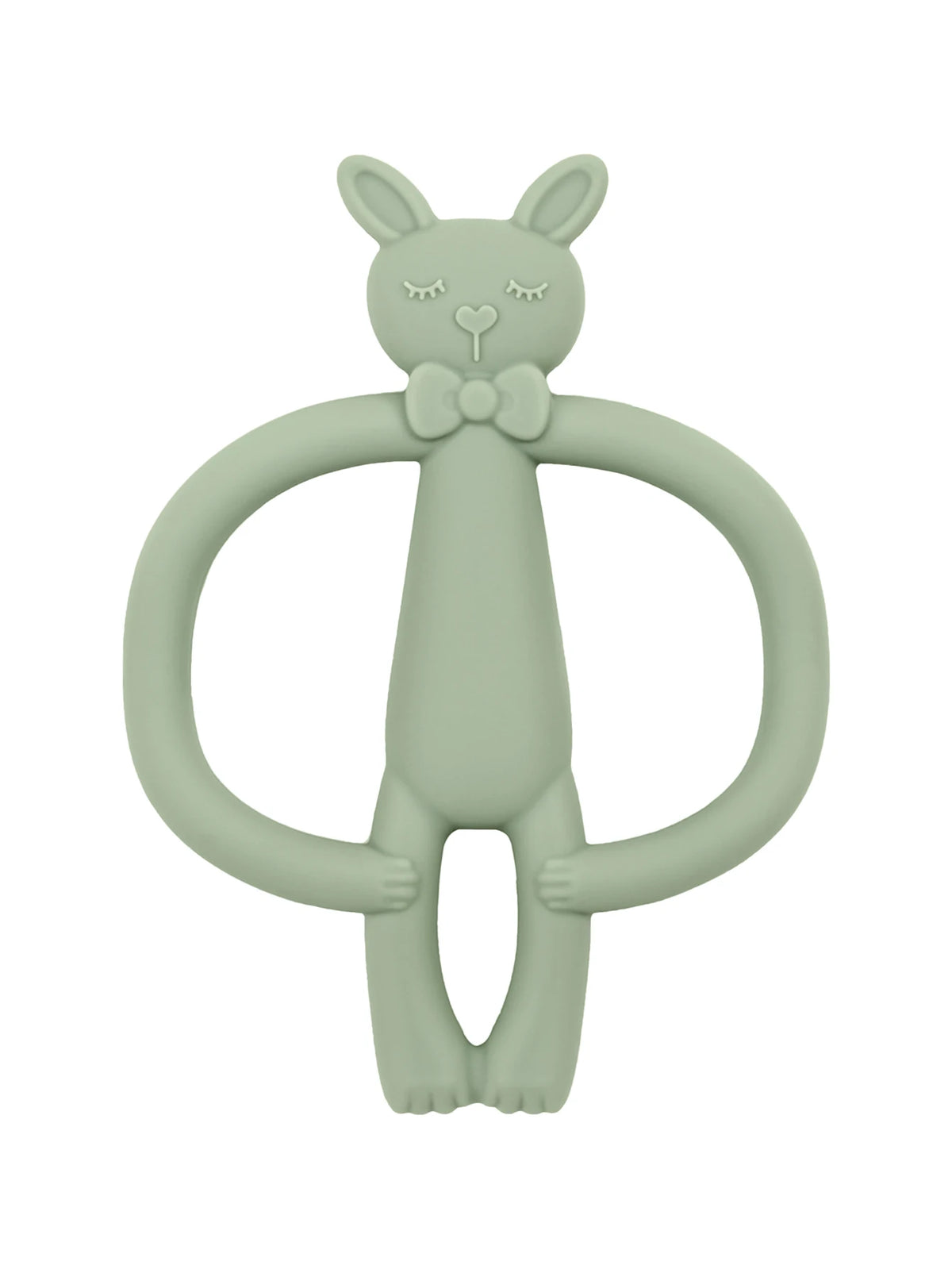 Silicone Rabbit Baby Teether Toy Infant Nursing Chew