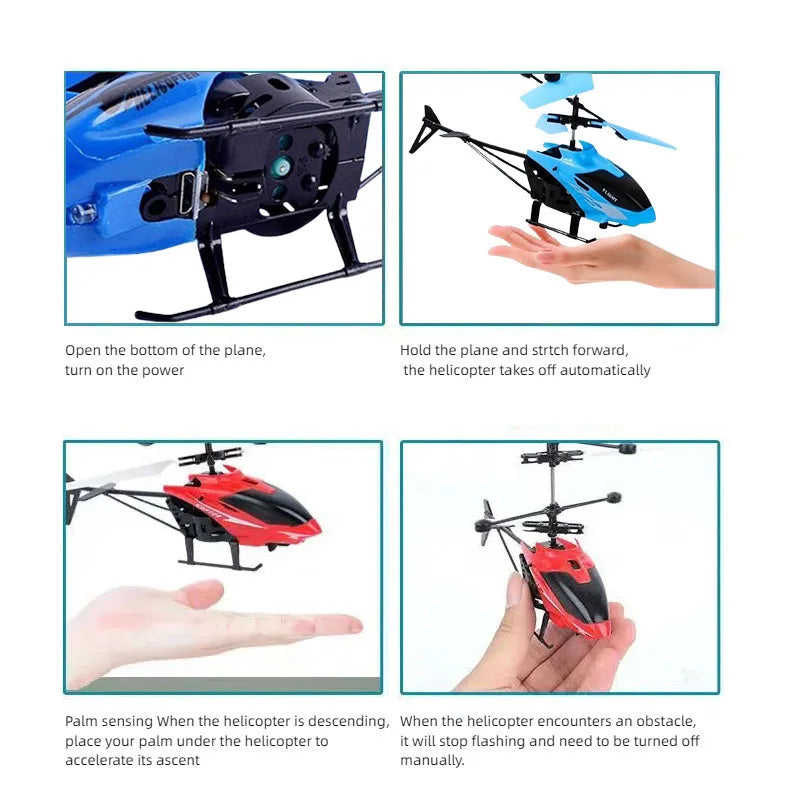 Rechargeable Mini RC Drone Remote Control Helicopter Toy