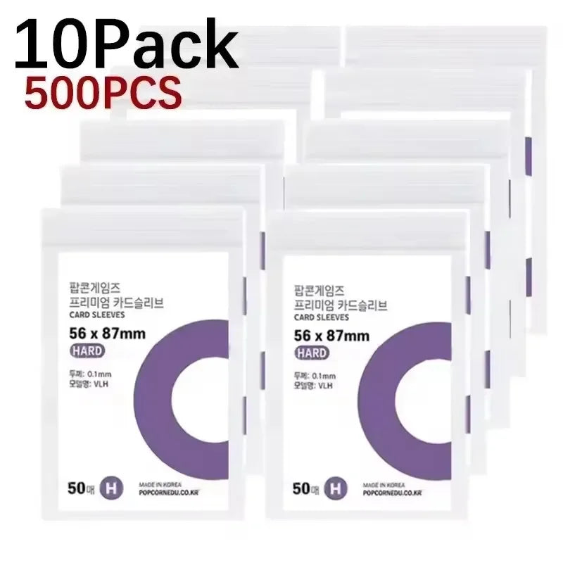 Transparent Idol Card Protective Sleeves Waterproof Holders