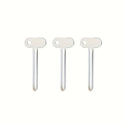 Stainless Steel Toothpaste Squeezer Tool Hair Oil Paint Squeezer Rotate Dispenser for Ointments Cosmetics Bathroom Accessories