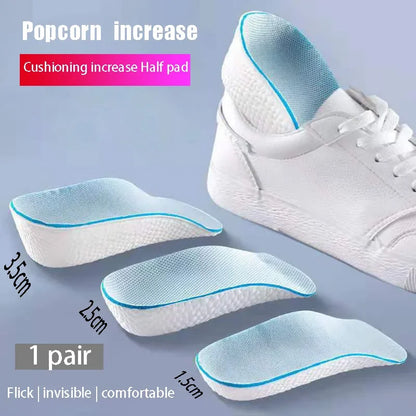 Invisible Height Increase Insoles Concealed Heel Lift Inserts