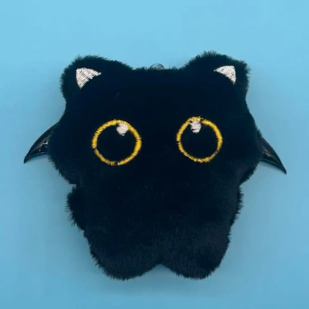 Black Cat Plush Toy Cute Kitten Pillow Cushion Pendant