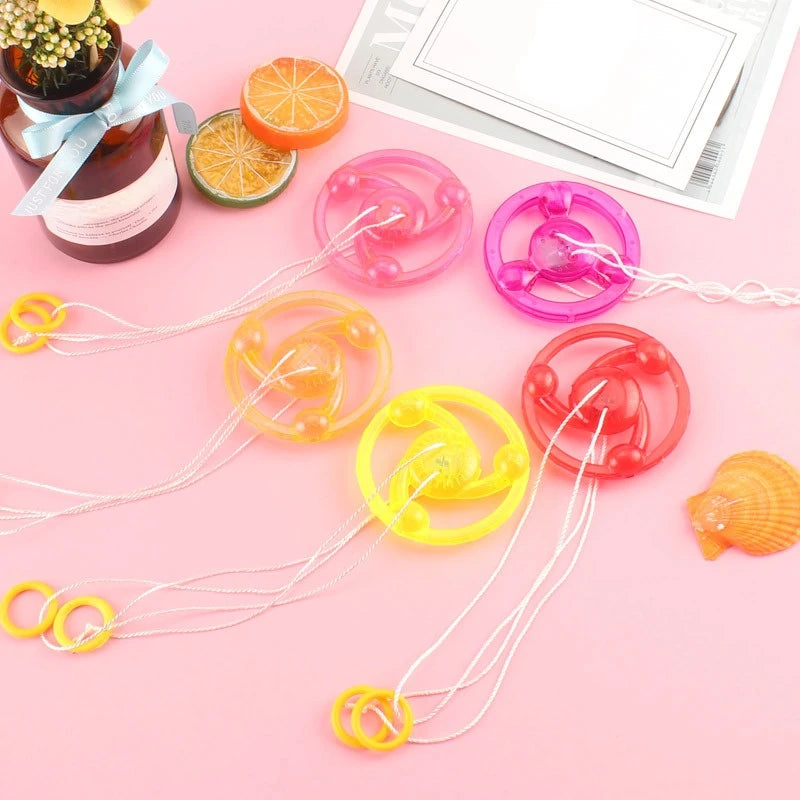 Luminous Flashing Rope Flywheel Toy LED Light Gyro