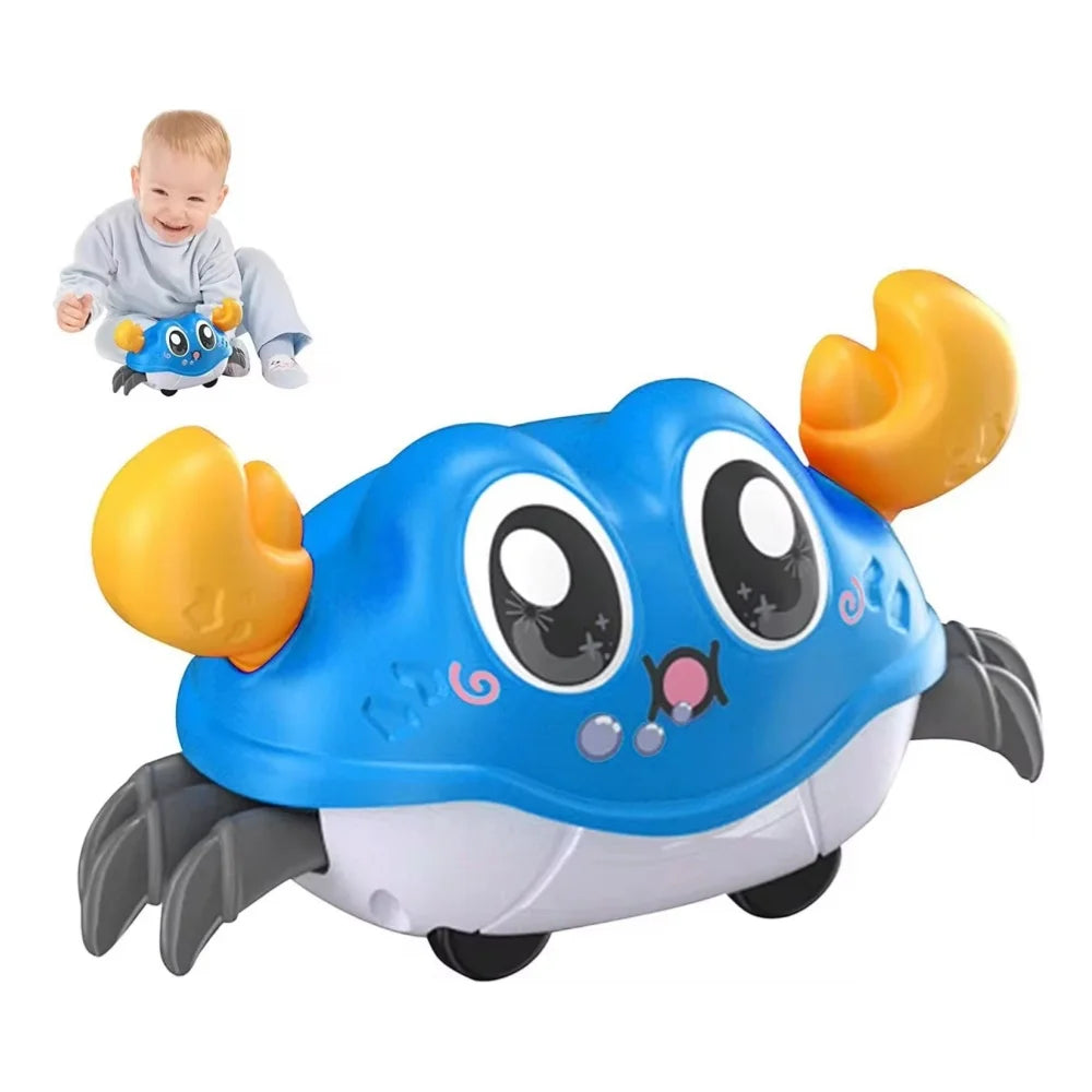 Crawling Crab Baby Sensory Toy Pull Back Walking Crab