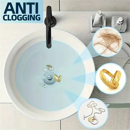 Universal Rebound Drain Plug Filter Basin Pop-up Stopper