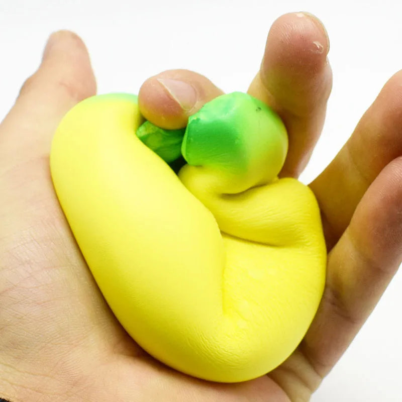 Anti Stress Squishy Banana Toys Slow Rising Jumbo