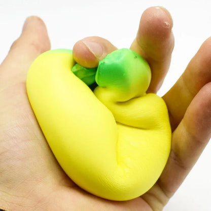 Anti Stress Squishy Banana Toys Slow Rising Jumbo