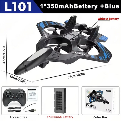 2.4G RC Foam Airplane Glider EPP Stunt Aircraft