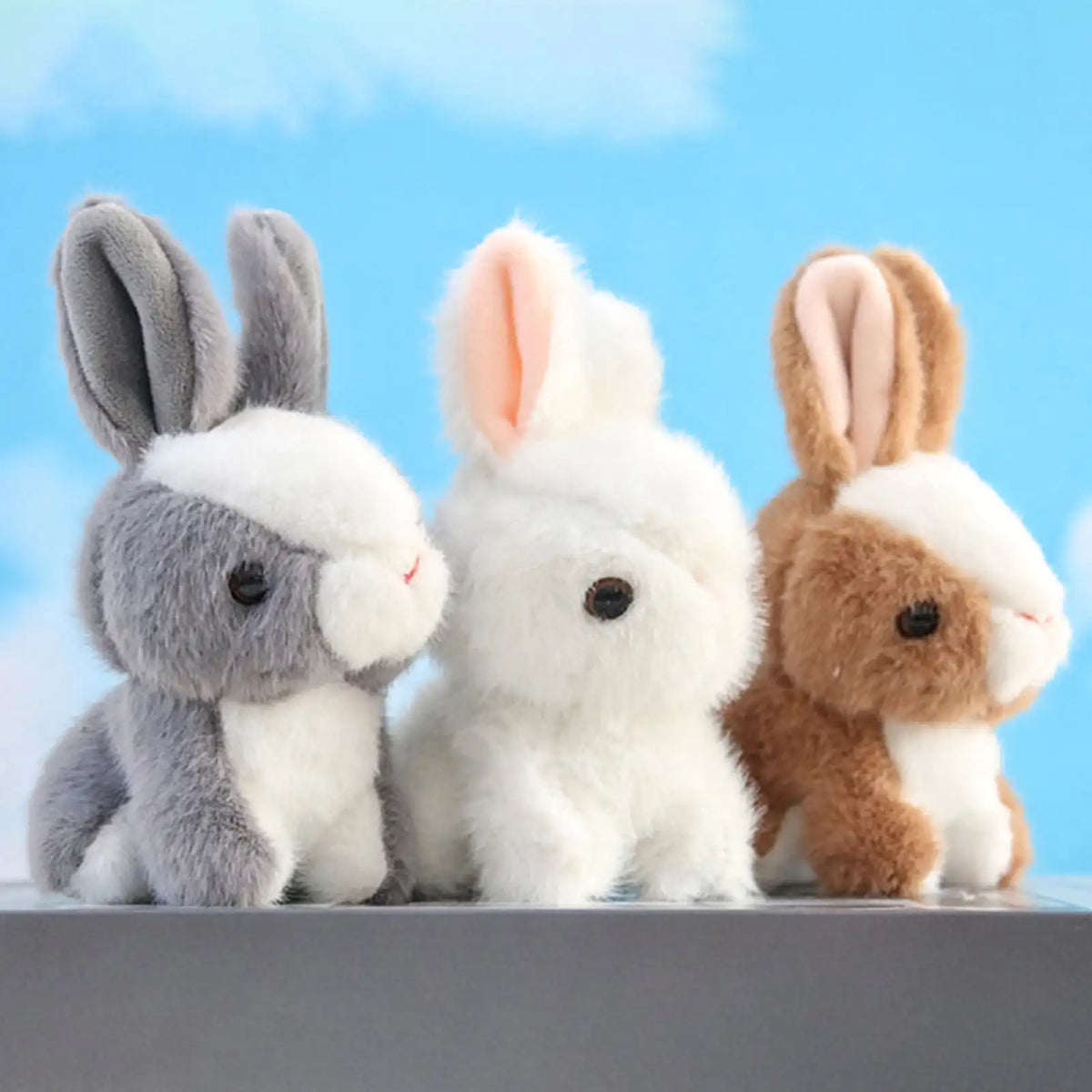 Plush Bunny Rabbit Toy Stuffed Animal Bag Pendant