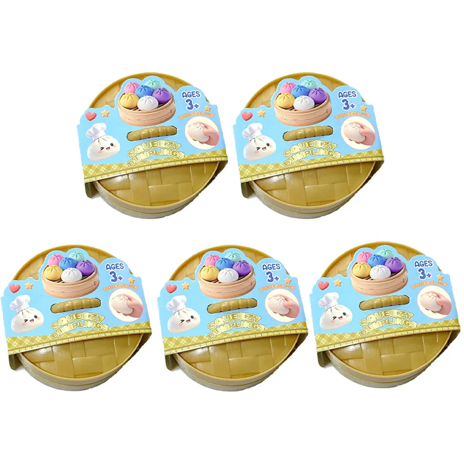 Glitter Dumpling Squishy Toy Sensory Stress Relief Fidget