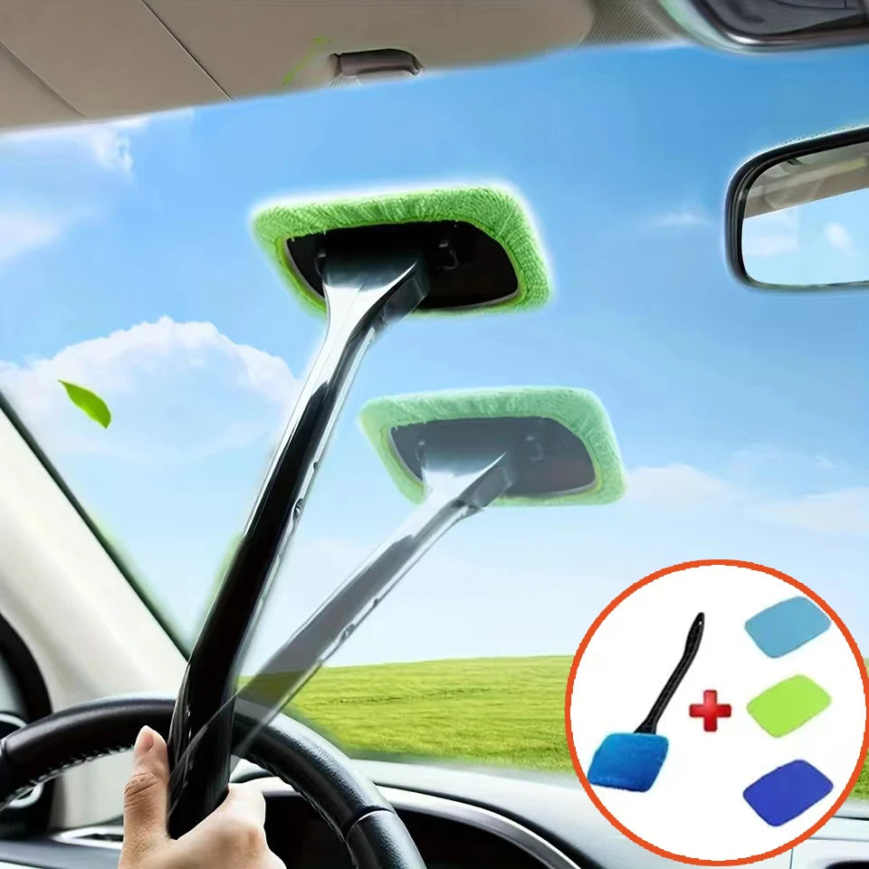 Car Window Cleaner Brush Kit Windshield Glass Wiper