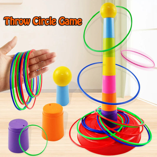 Ring Toss Stacking Cup Game Ferrule Throw Toy Set