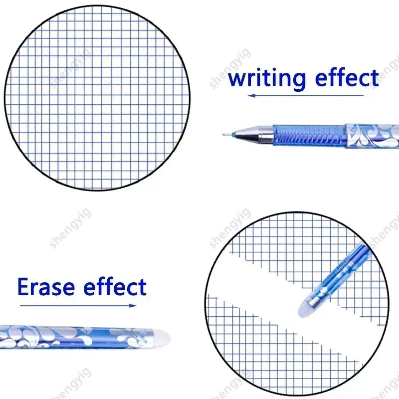 25 Pcs/set Kawaii Erasable pens Gel Pen sketch Writing Stationery for Notebook school supplies pen cute kids pens pencil