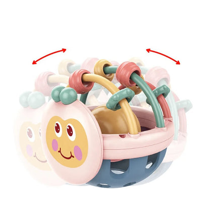 Baby Soft Teething Ball Toy Sensory Teether Rattle
