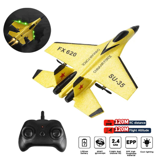 RC Foam Fighter Glider Plane 2.4G Remote Control