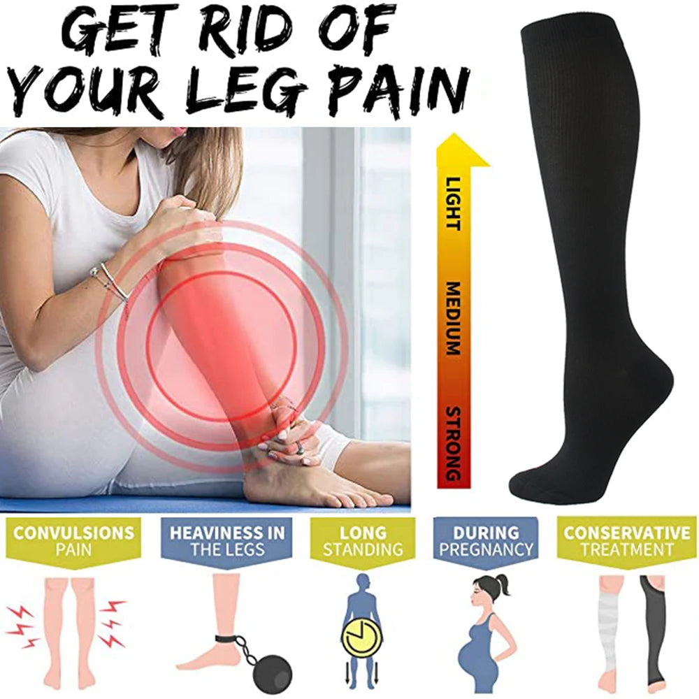 Varicose Veins Compression Socks Anti Fatigue Sports