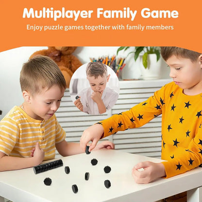 Party Games Magnetic Stones Game Interactive Magnet Board Strategy Game for Family Kids Adults High Quality Longest Side 3.4cm