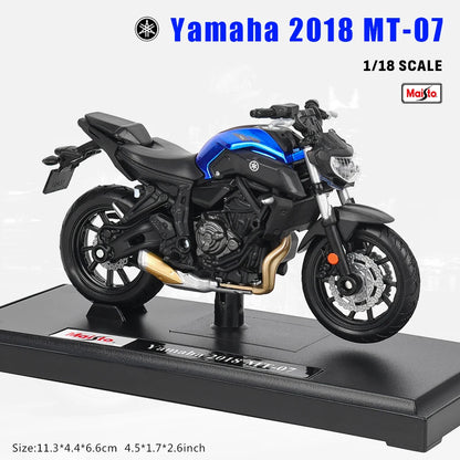 Maisto 1:18 YAMAHA MT-07 MT-10 Ducati Kawasaki KTM Suzuki BMW Multiple models Ultra Limited Alloy Motorcycle Model Toy Car