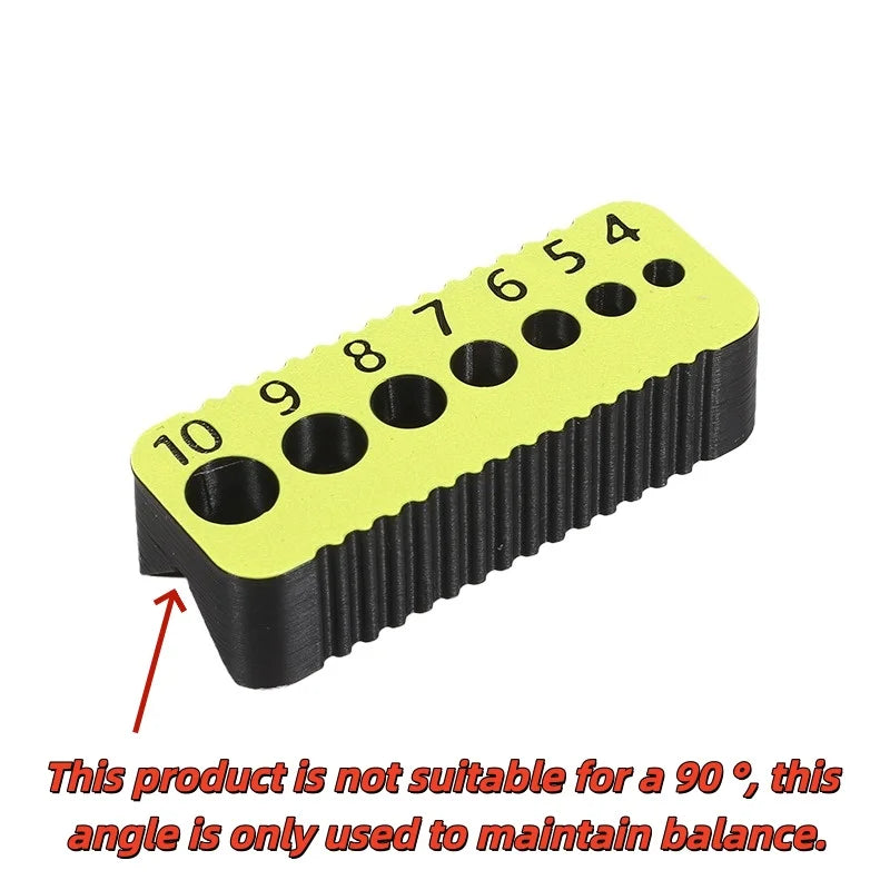 Straight Drill Guide Jig Block Multi Size Hole Bushing Tool