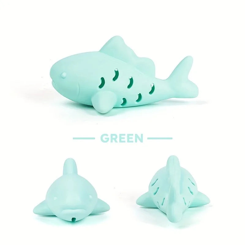 Interactive Silicone Pet Chew Toy Food Hiding Dispenser