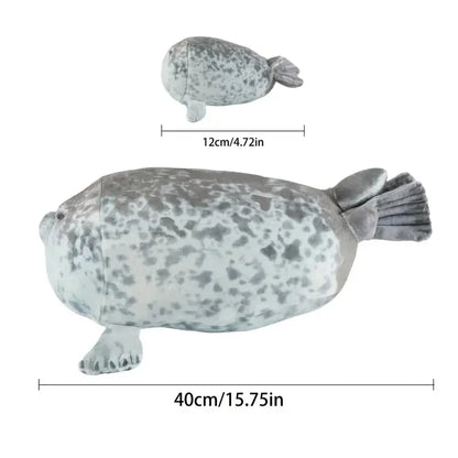 Mother Seal Zipper Plush Toy 5 Piece Stuffed Set 40cm