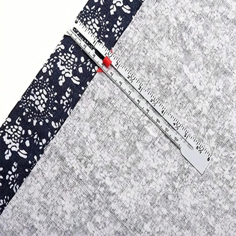 1pc Metal Sliding Guage, Sewing Measuring Tool, Sewing Guage For Quilting And Sewing, Sewing Accessories, Sewing Notions