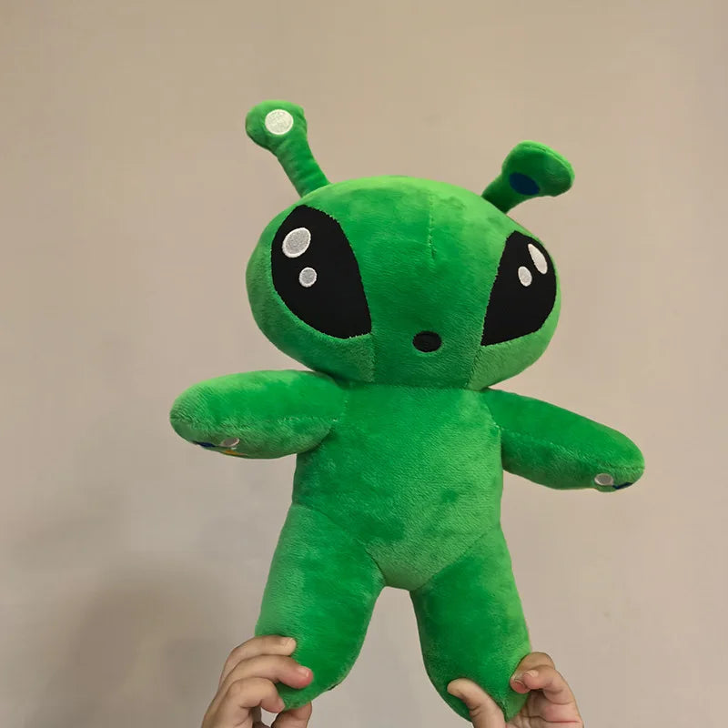 Green Alien Plush Toy 30cm Soft Tentacle Horn Pillow