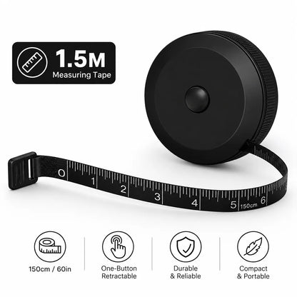 Mini Tape Measure Keychain Retractable Sewing Tailor Ruler