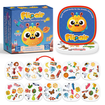 Quickly Patterns Matching Card Game Set - Memory Concentration Training Visual Perception Family School Party Travel Game