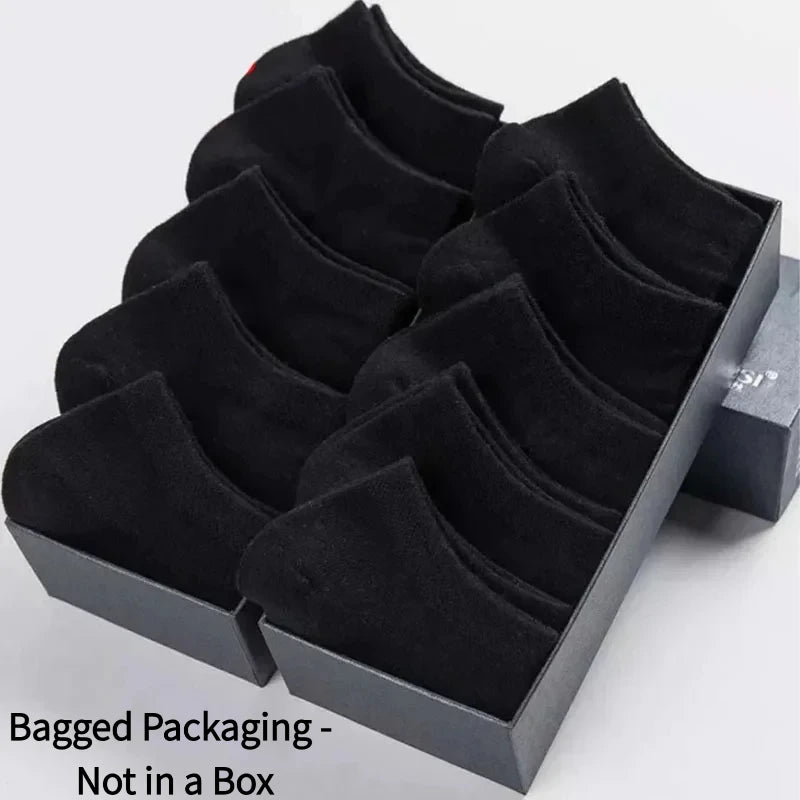 Unisex Ankle Socks Solid Color Cotton Running 10 Pack