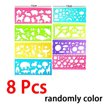 Spirograph Drawing Stencil Set Geometry Painting Ruler