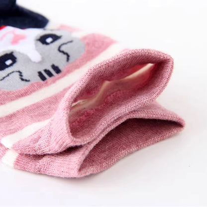 Women's Crew Socks with Cat Patterns Cute Unique Fun