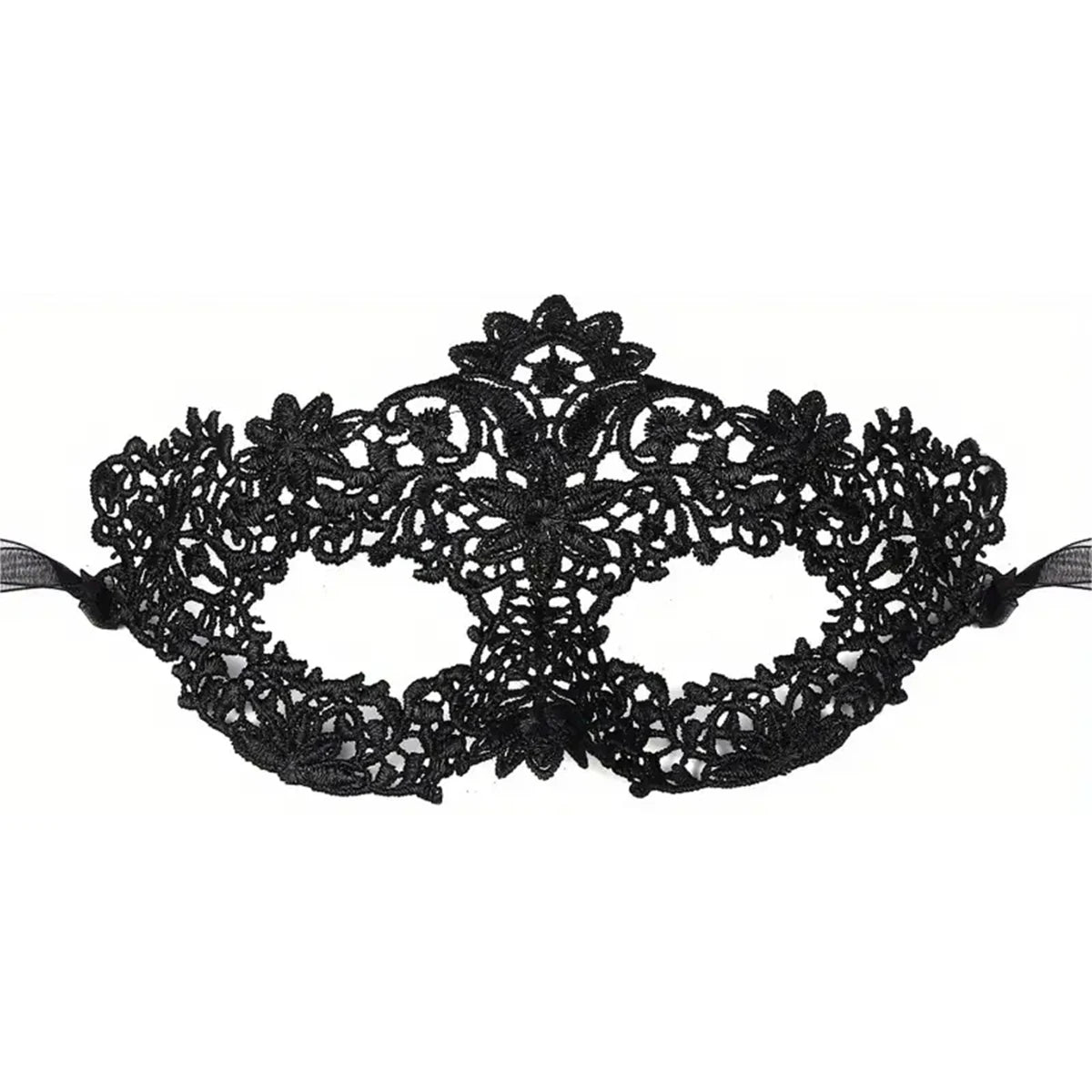 Black Lace Masquerade Mask Set Couples Party Costume