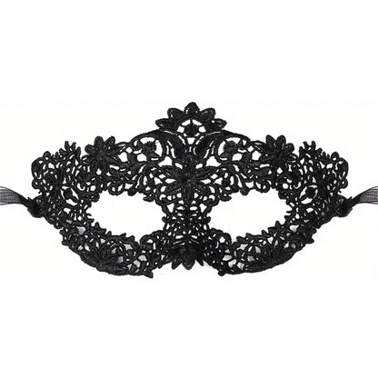 Black Lace Masquerade Mask Set Couples Party Costume