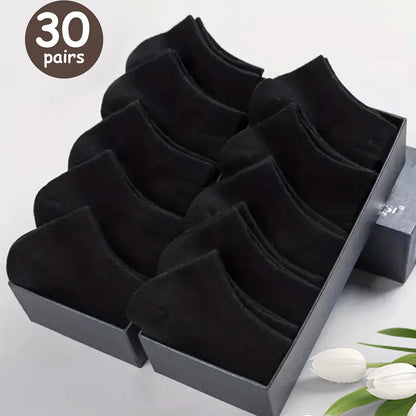 Deodorant Men's Low Cut Ankle Socks Sweat Wicking