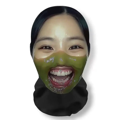 Creative headpiece Halloween carnival funny headgear cosplay costume comical wig mask prank props party decoration