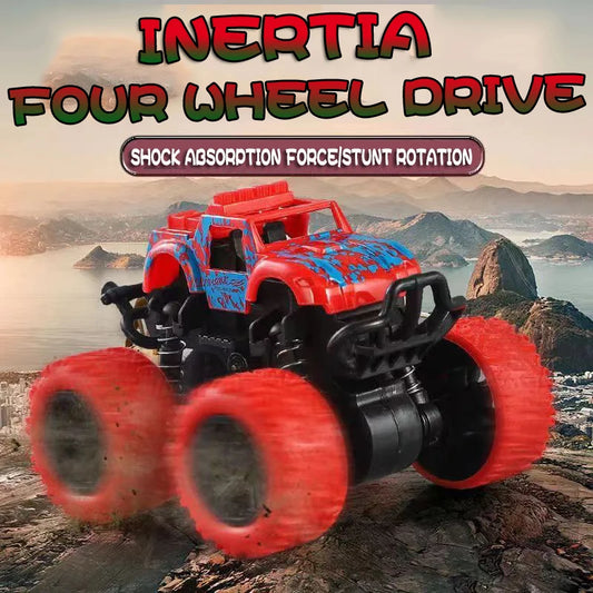 Inertial Off Road Vehicle Toy Four Wheel Drive Stunt Car