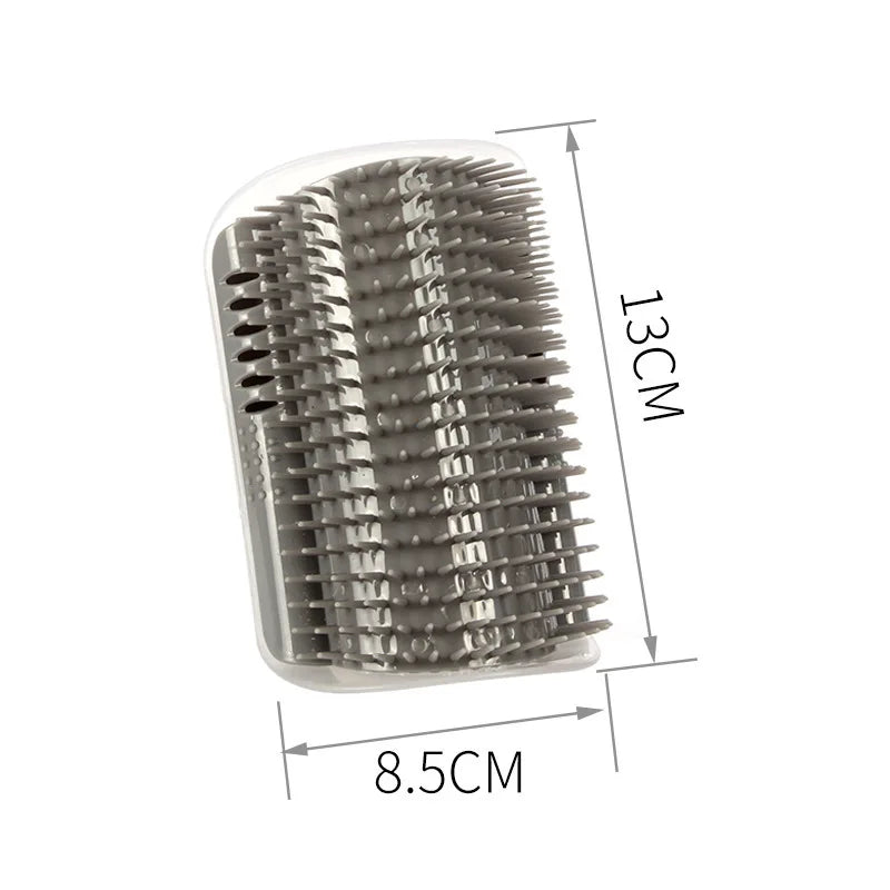 Massage Pet Cat Brush Corner Self Grooming Scratcher