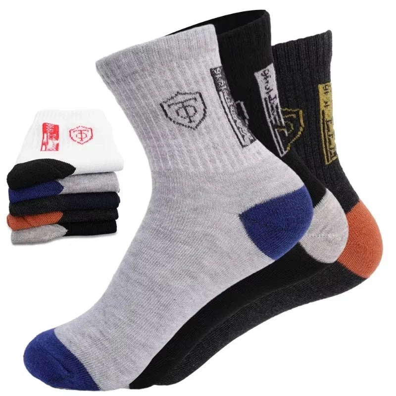 Breathable Cotton Sports Stockings Men Bamboo Fiber 10 Pack